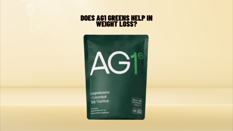 Does AG1 Greens Help In Weight Loss? Know Science